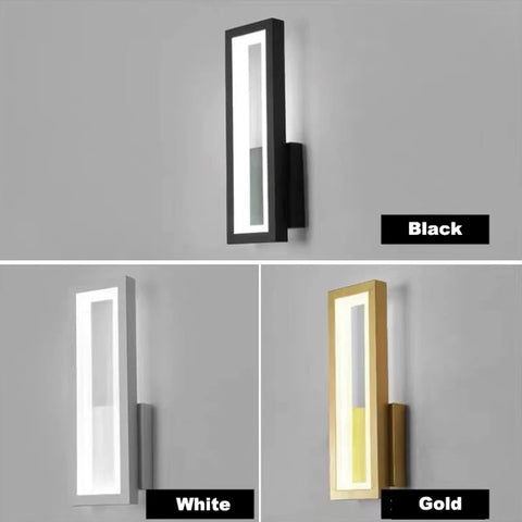 Modern LED Wall Sconce – Minimalist Light for Bedroom, Living Room, or Hallway Decor