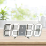 Modern LED Digital Wall & Desk Clock – Sleek Alarm Clock for Bedroom, Living Room, or Office Decor
