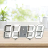 Modern LED Digital Wall & Desk Clock – Sleek Alarm Clock for Bedroom, Living Room, or Office Decor