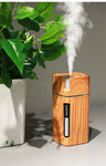 300ML Ultrasonic Wood Grain Diffuser – USB Humidifier with LED Light