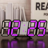 Modern LED Digital Wall & Desk Clock – Sleek Alarm Clock for Bedroom, Living Room, or Office Decor