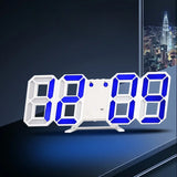 Modern LED Digital Wall & Desk Clock – Sleek Alarm Clock for Bedroom, Living Room, or Office Decor