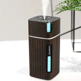 300ML Ultrasonic Wood Grain Diffuser – USB Humidifier with LED Light