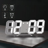 Modern LED Digital Wall & Desk Clock – Sleek Alarm Clock for Bedroom, Living Room, or Office Decor
