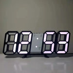 Modern LED Digital Wall & Desk Clock – Sleek Alarm Clock for Bedroom, Living Room, or Office Decor
