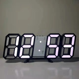Modern LED Digital Wall & Desk Clock – Sleek Alarm Clock for Bedroom, Living Room, or Office Decor